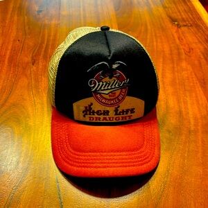 Classic Miller High Life trucker hat!  Like new!
